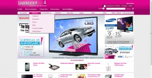 Pretest de usabilidad. Tienda online Liverpool